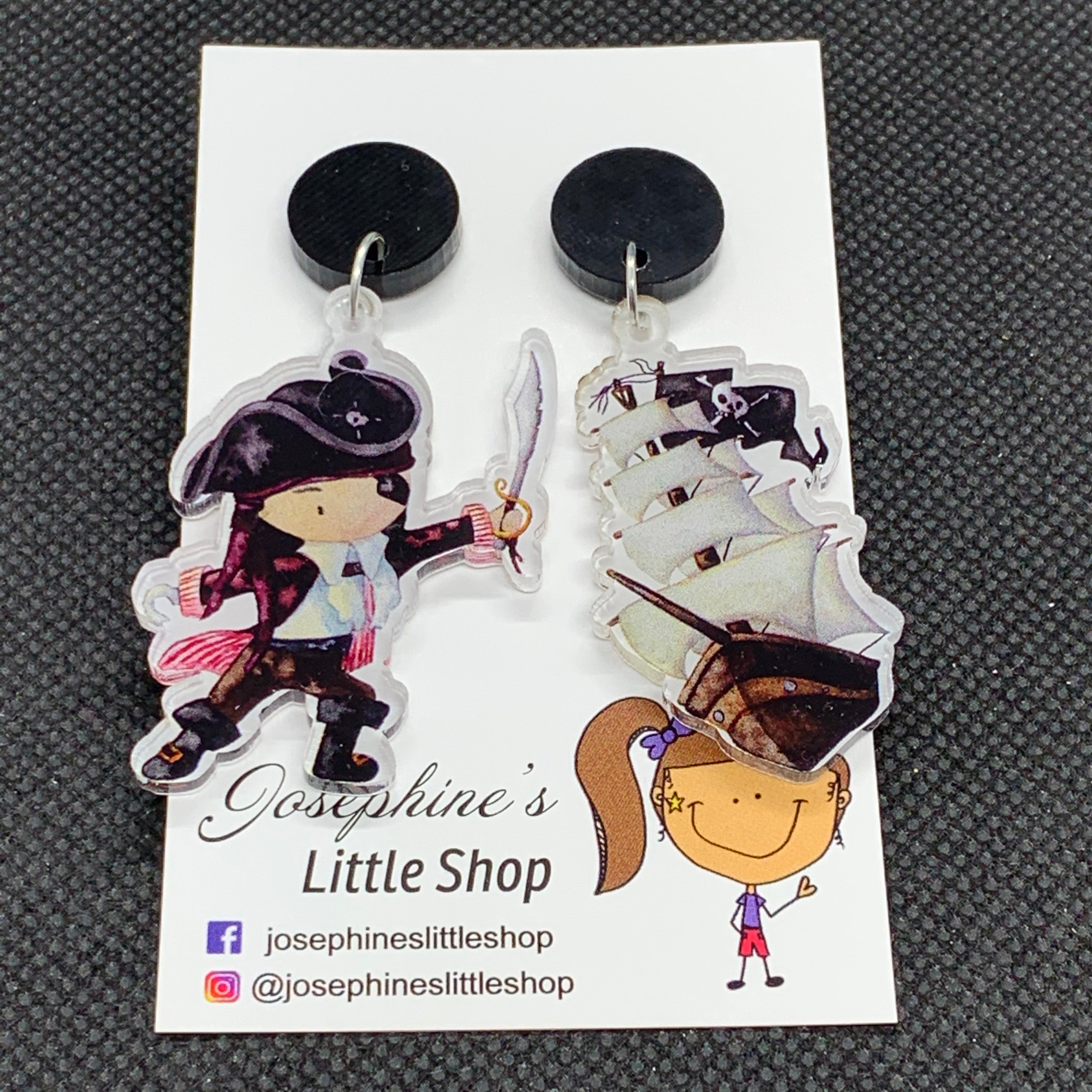 JoLush Pirate Ahoy - Acrylic Dangles
