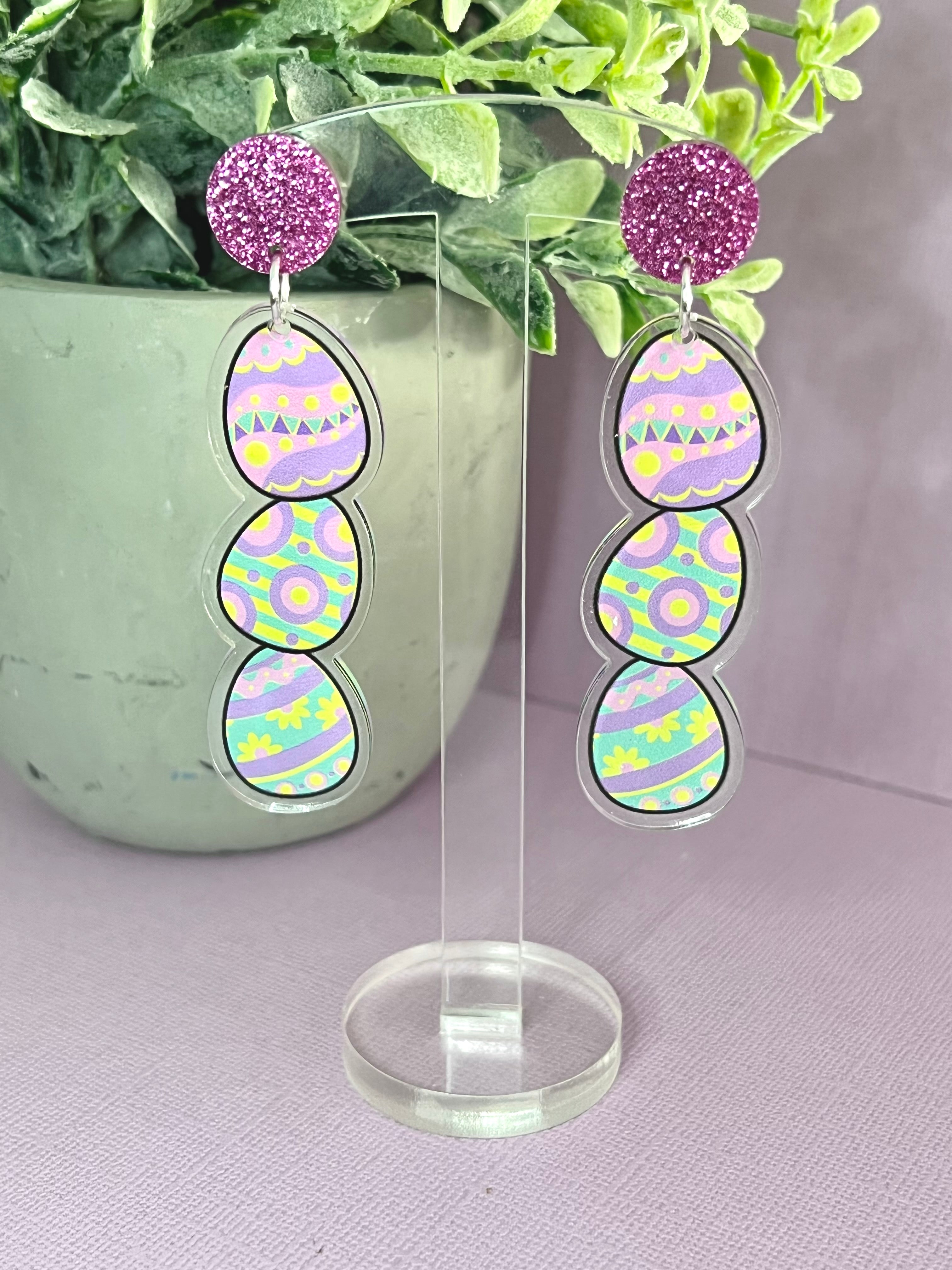 Easter Eggs - JoLush Acrylic Dangles
