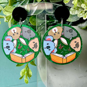 Animal Book Club - Acrylic Dangles