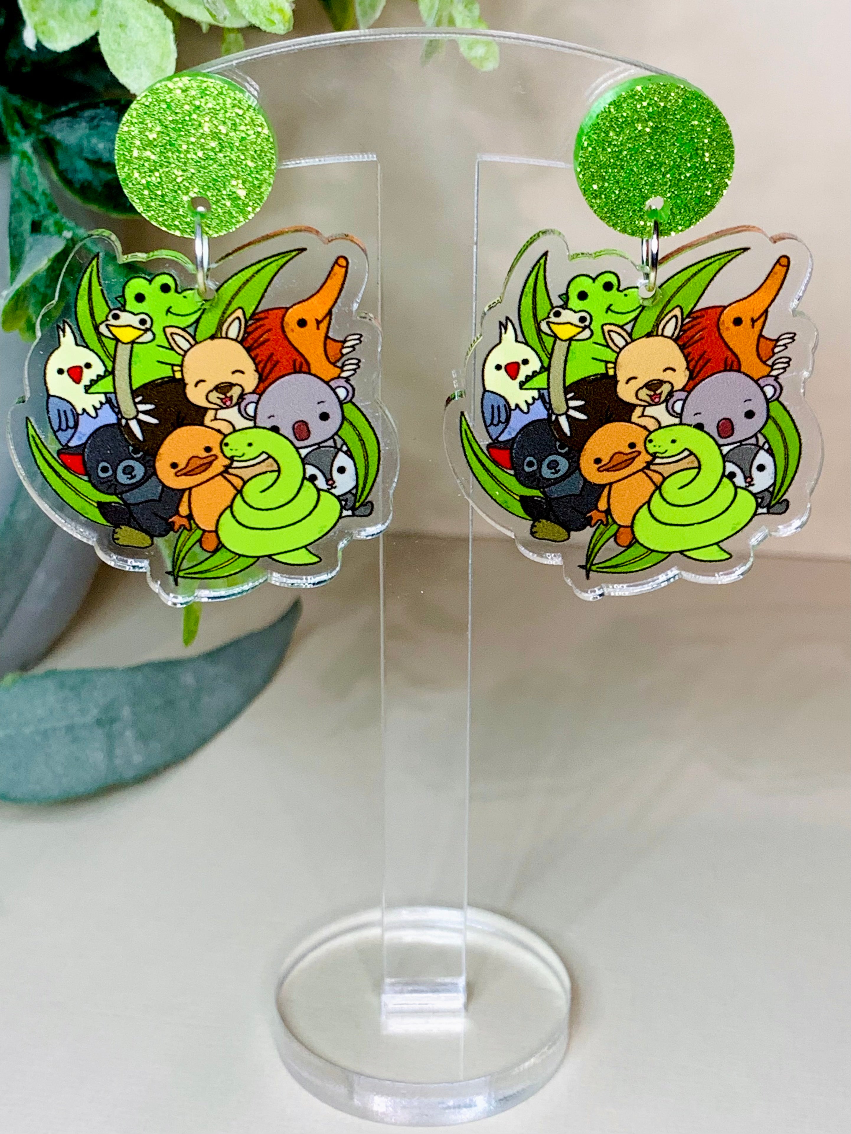JoLush Aussie Animal Mashup - Acrylic Dangles