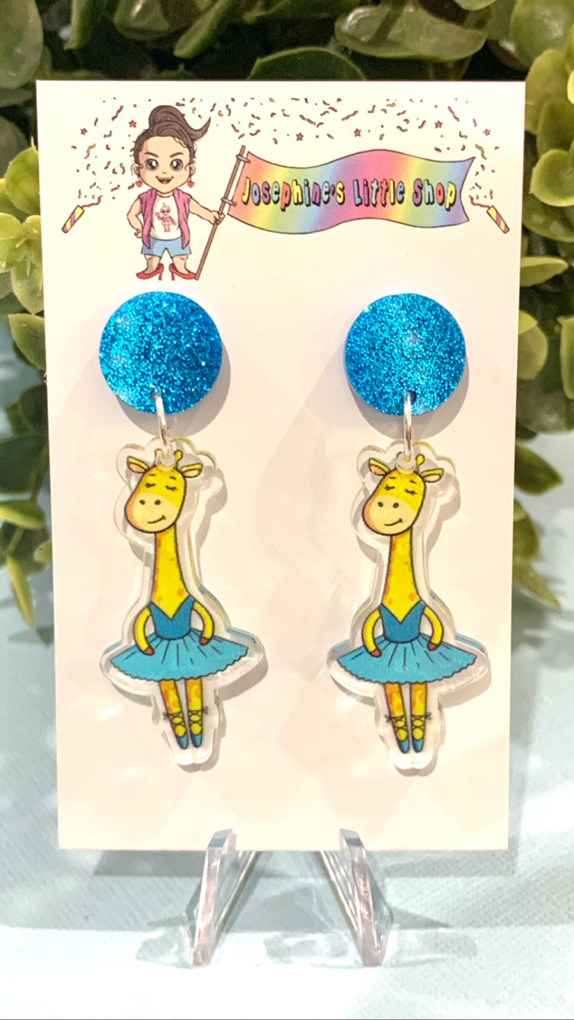 JoLush Giraffe’s Can Dance - Acrylic Dangles
