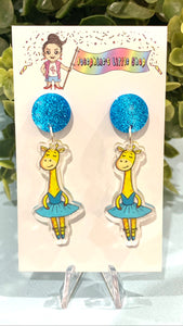 JoLush Giraffe’s Can Dance - Acrylic Dangles