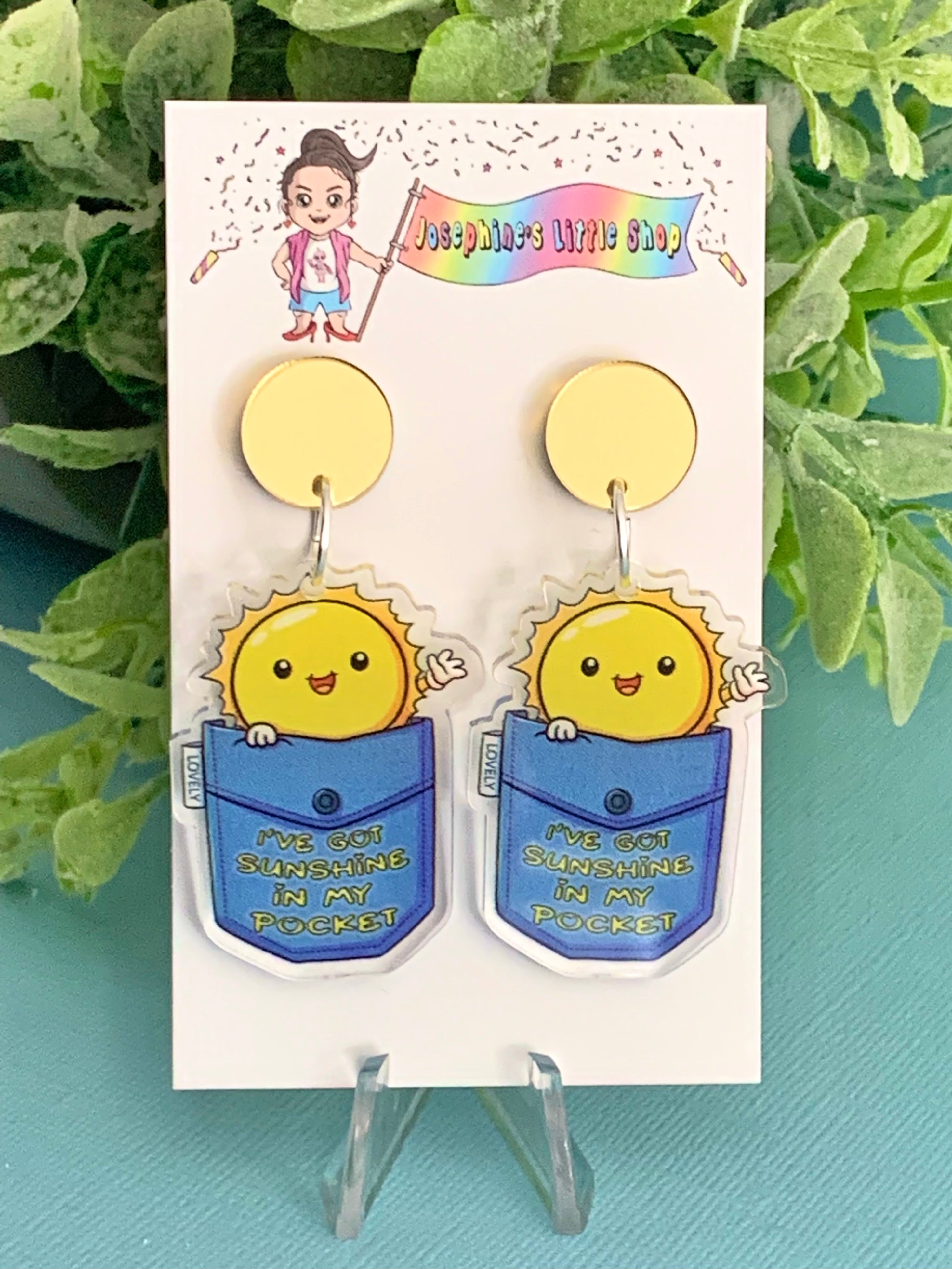 JoLush Sunshine in my Pocket - Acrylic Dangles