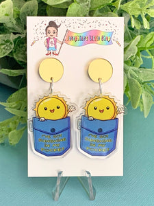 JoLush Sunshine in my Pocket - Acrylic Dangles