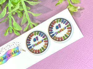 Jolush #1 Teacher - Acrylic Statement Studs