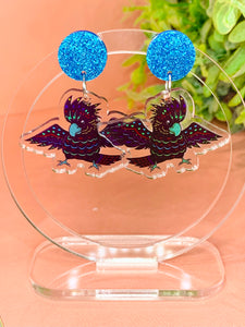 JoLush Black Cockatoo - Acrylic Dangles