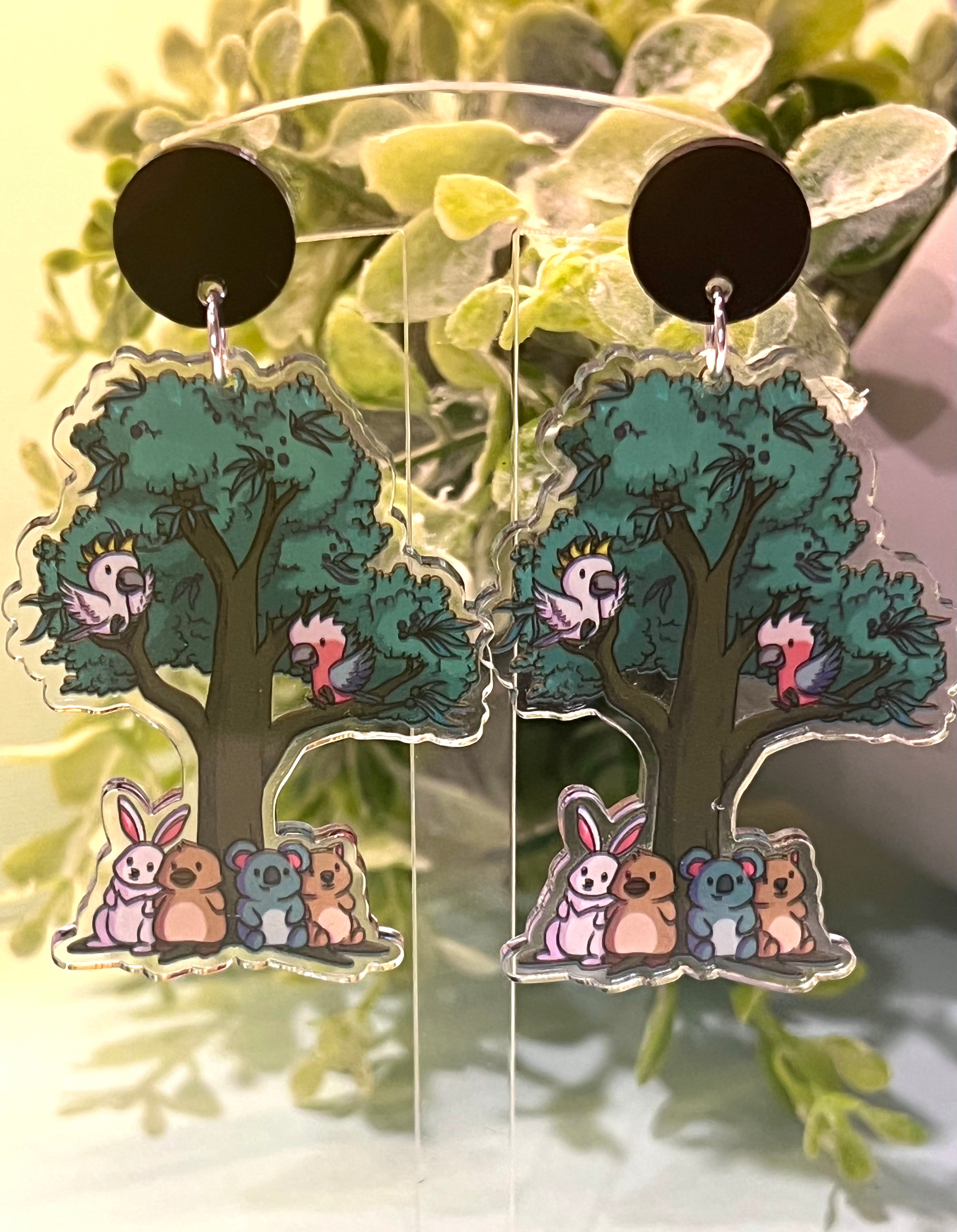 Home Amongst the Gumtree - Acrylic Dangles