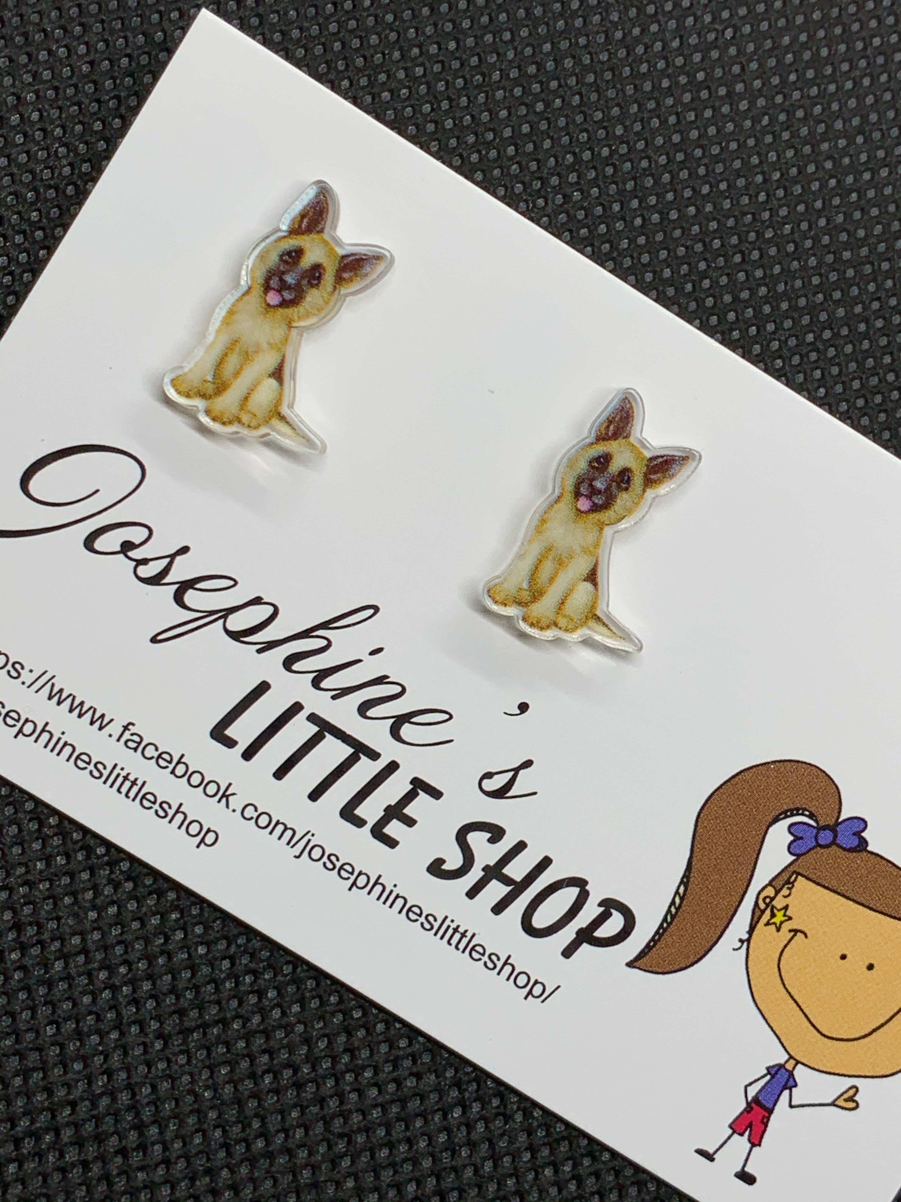 German Shepherd Dog - JoLush Statement Studs