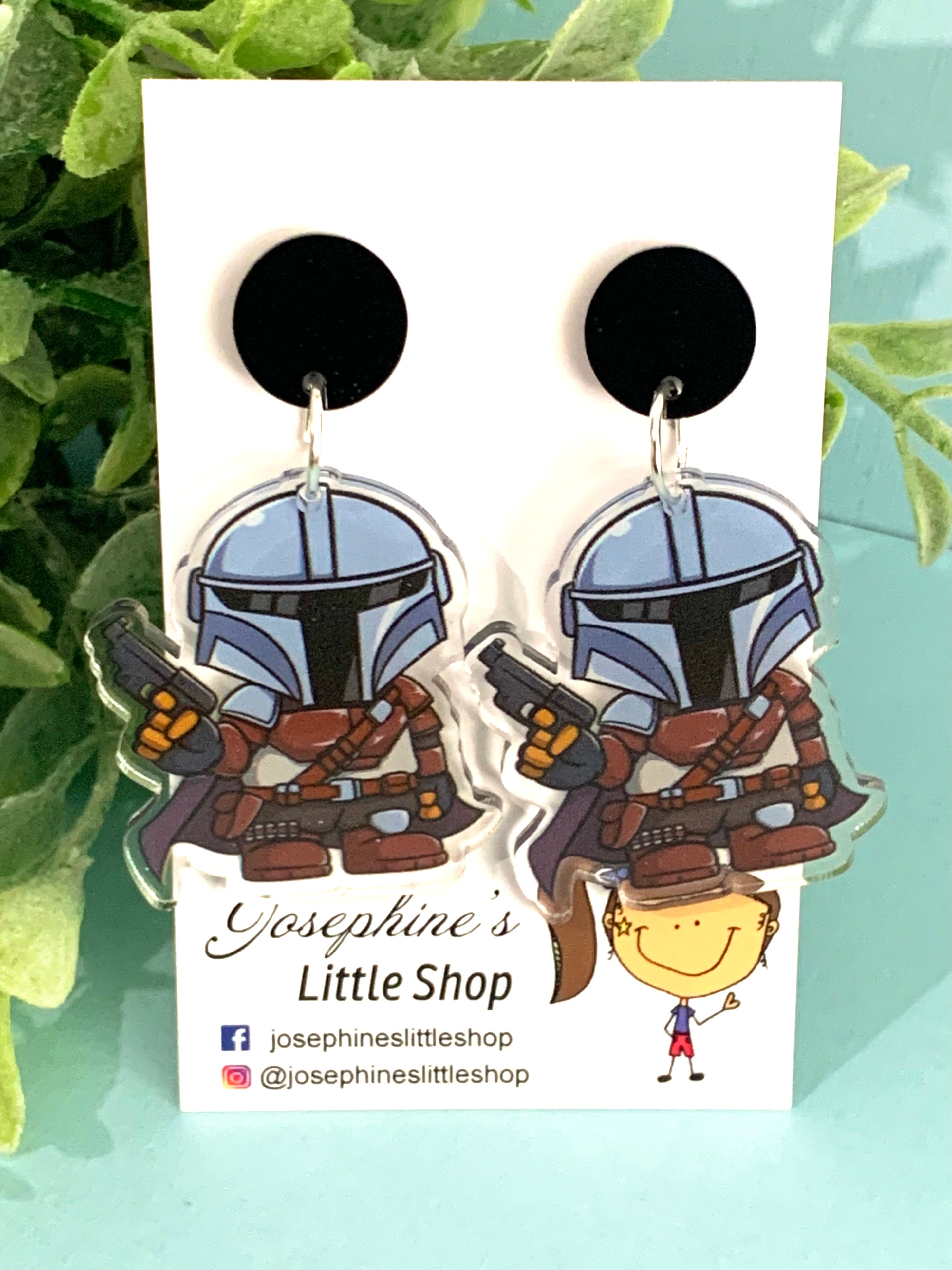 JoLush Mandalorian - Acrylic Dangles
