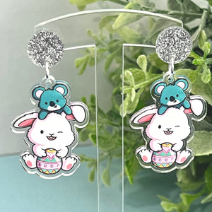 Easter Bunny and Koala Friends - JoLush Acrylic Dangles