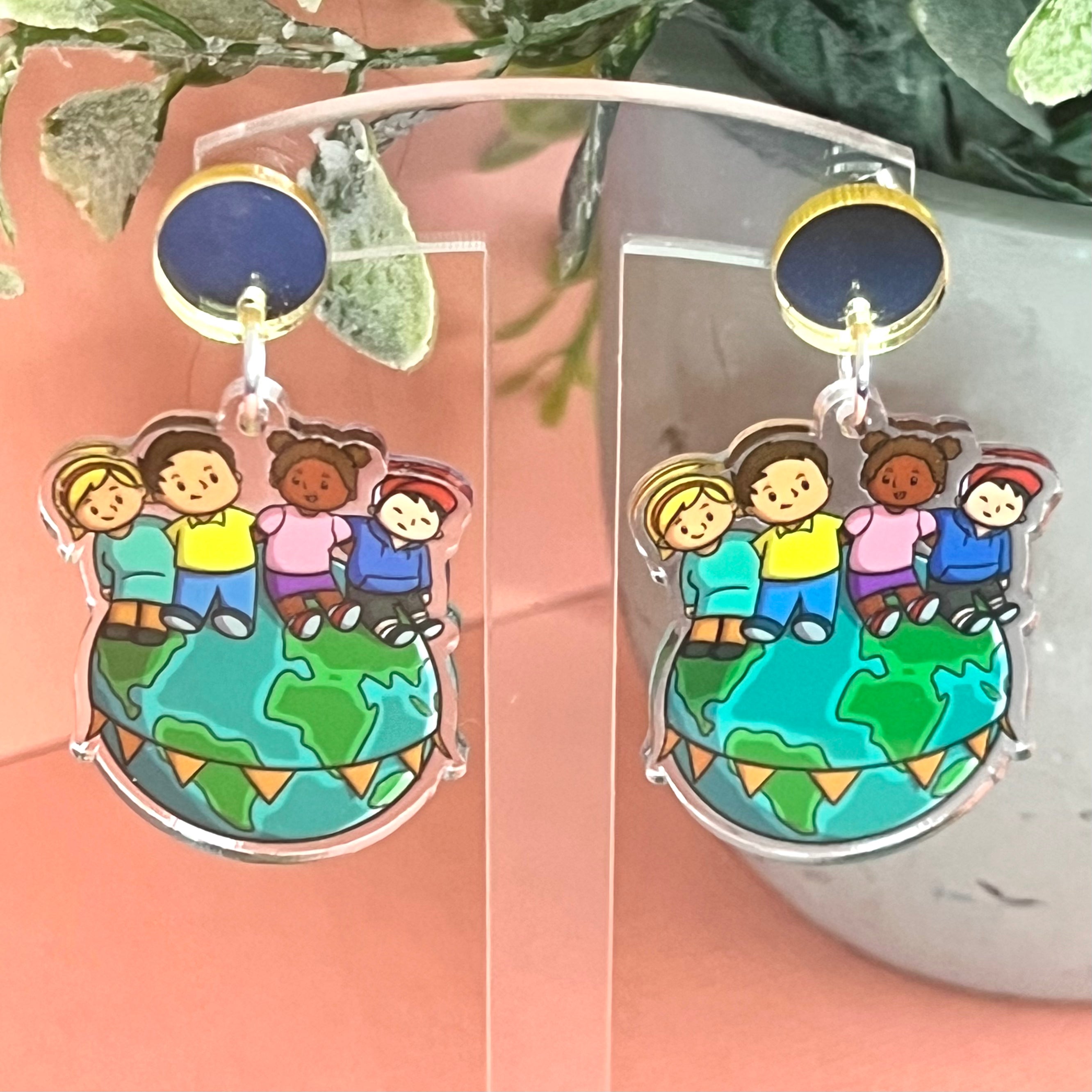 JoLush Harmony Day - Acrylic Dangles