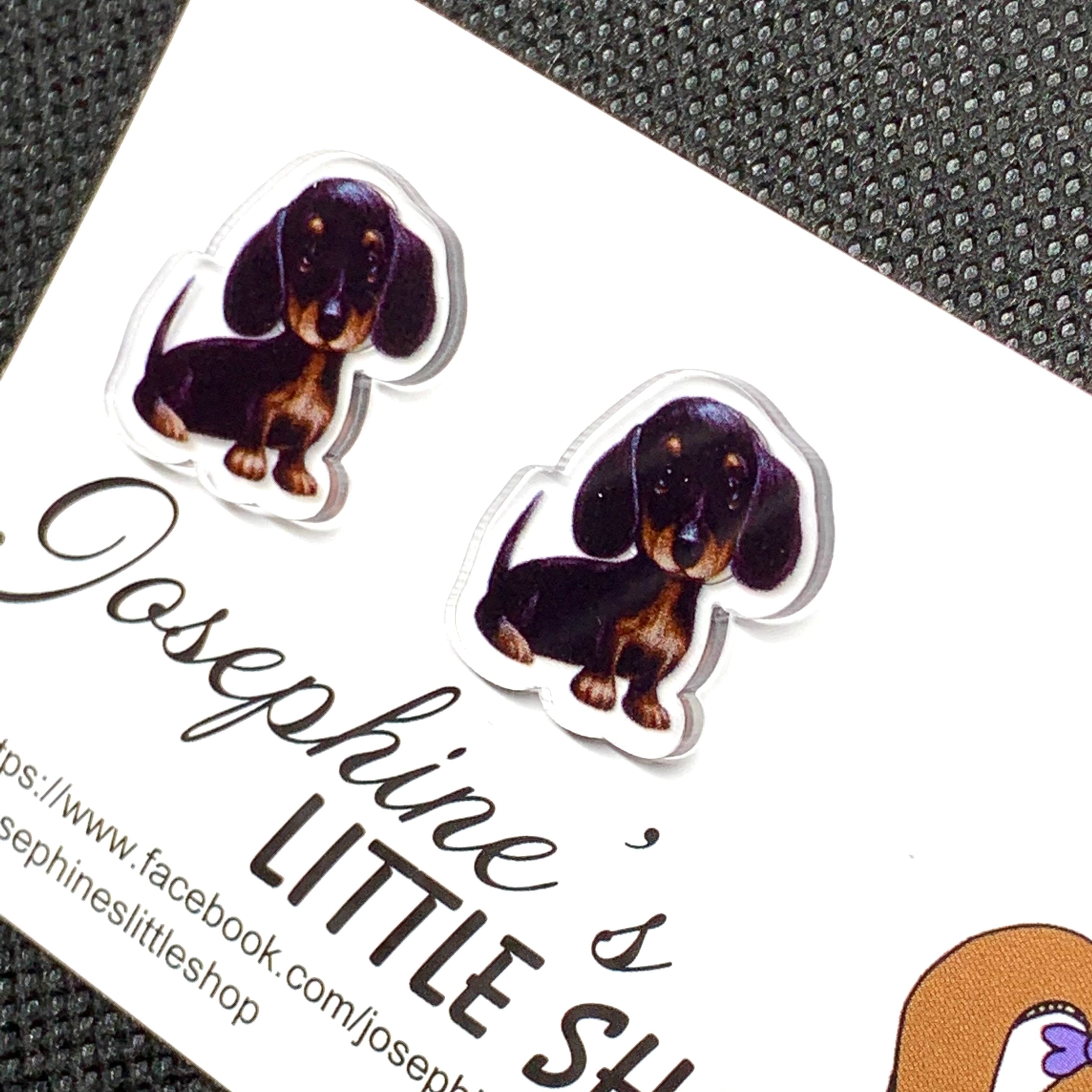 Dachshund (Sausage) Dog - JoLush Statement Studs