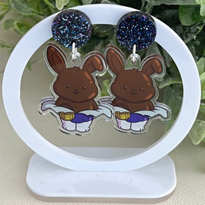 Chocolate Easter Bunny - JoLush Acrylic Dangles