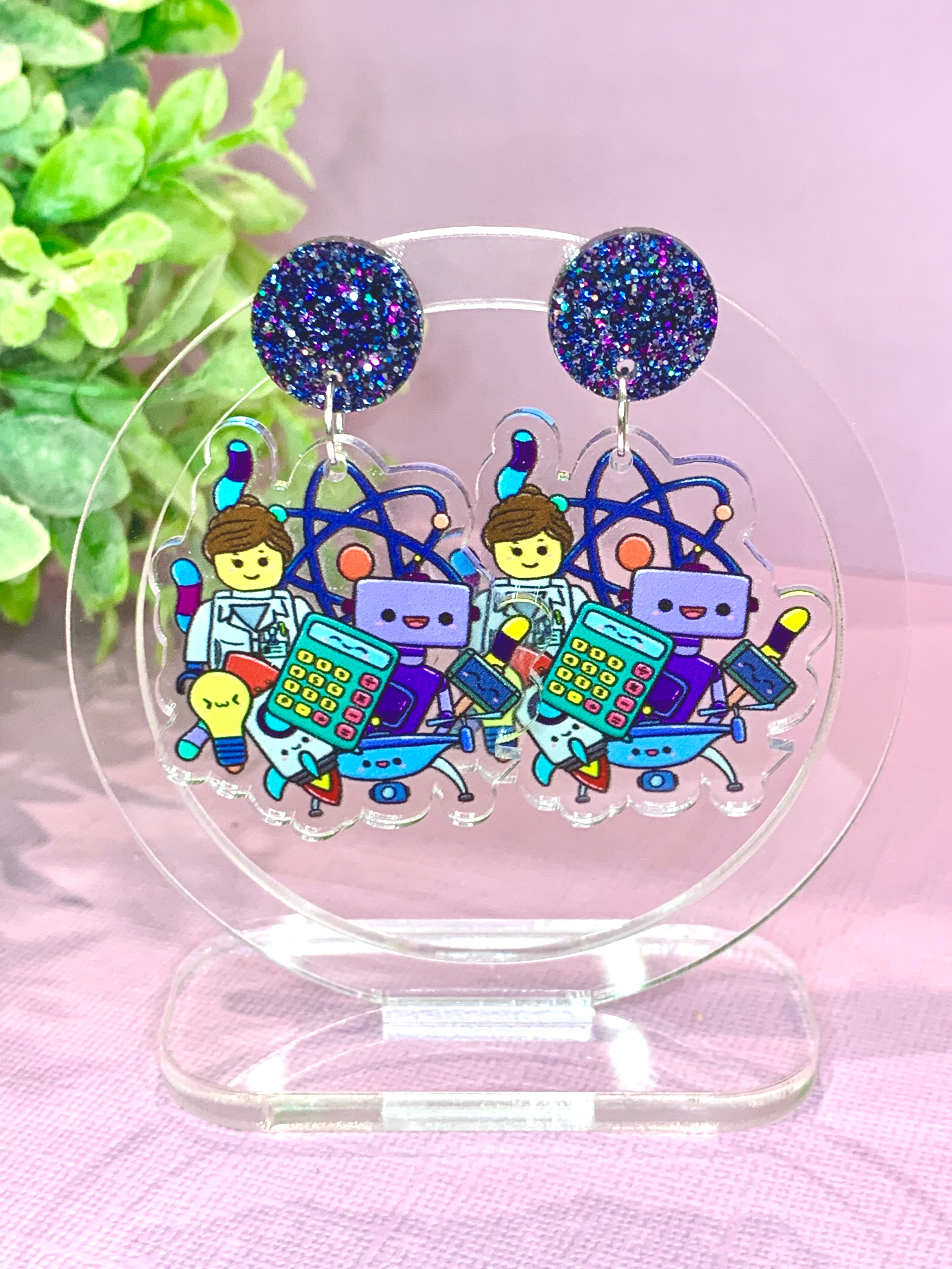 JoLush STEM - Acrylic Dangles