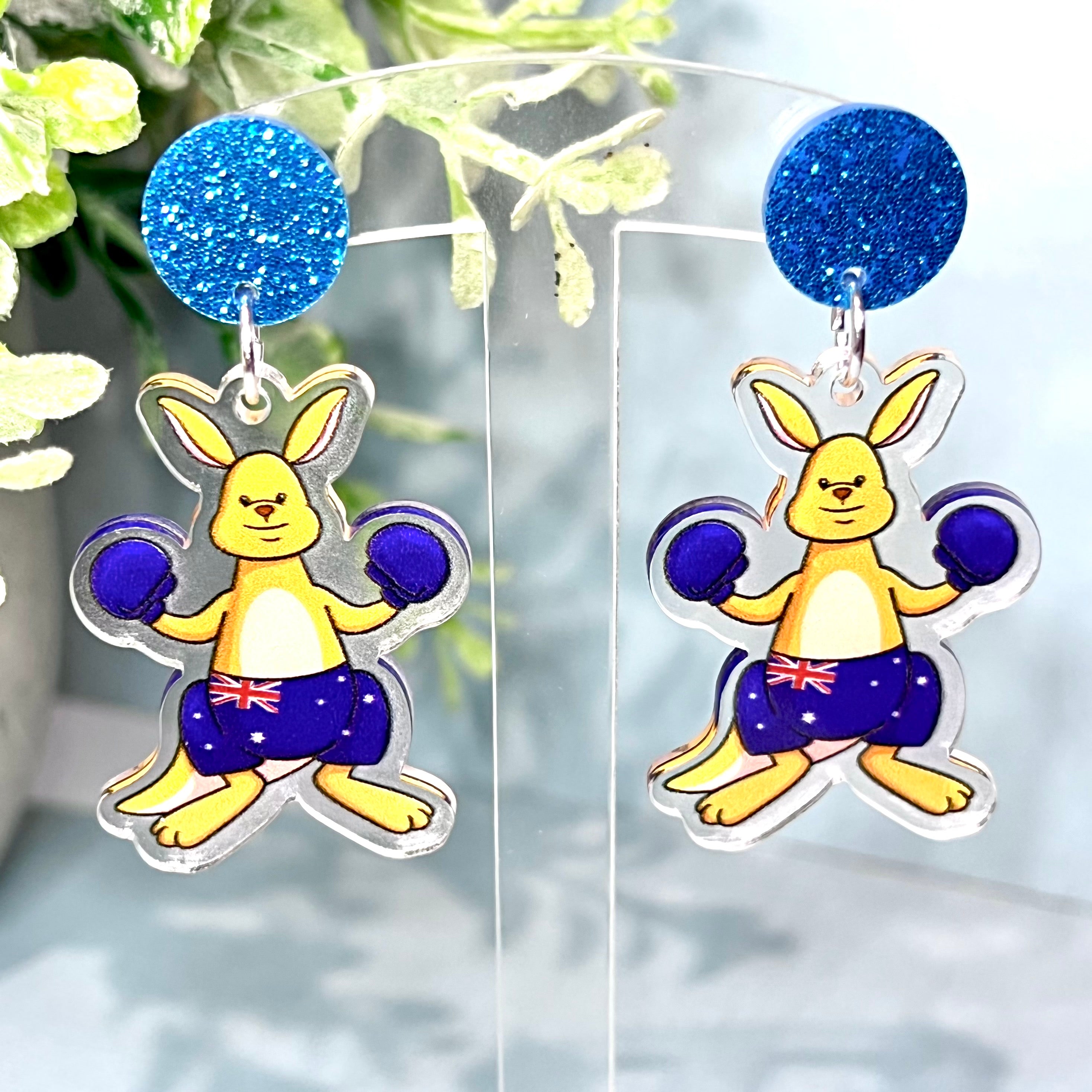 JoLush Barry the Kangaroo - Acrylic Dangles