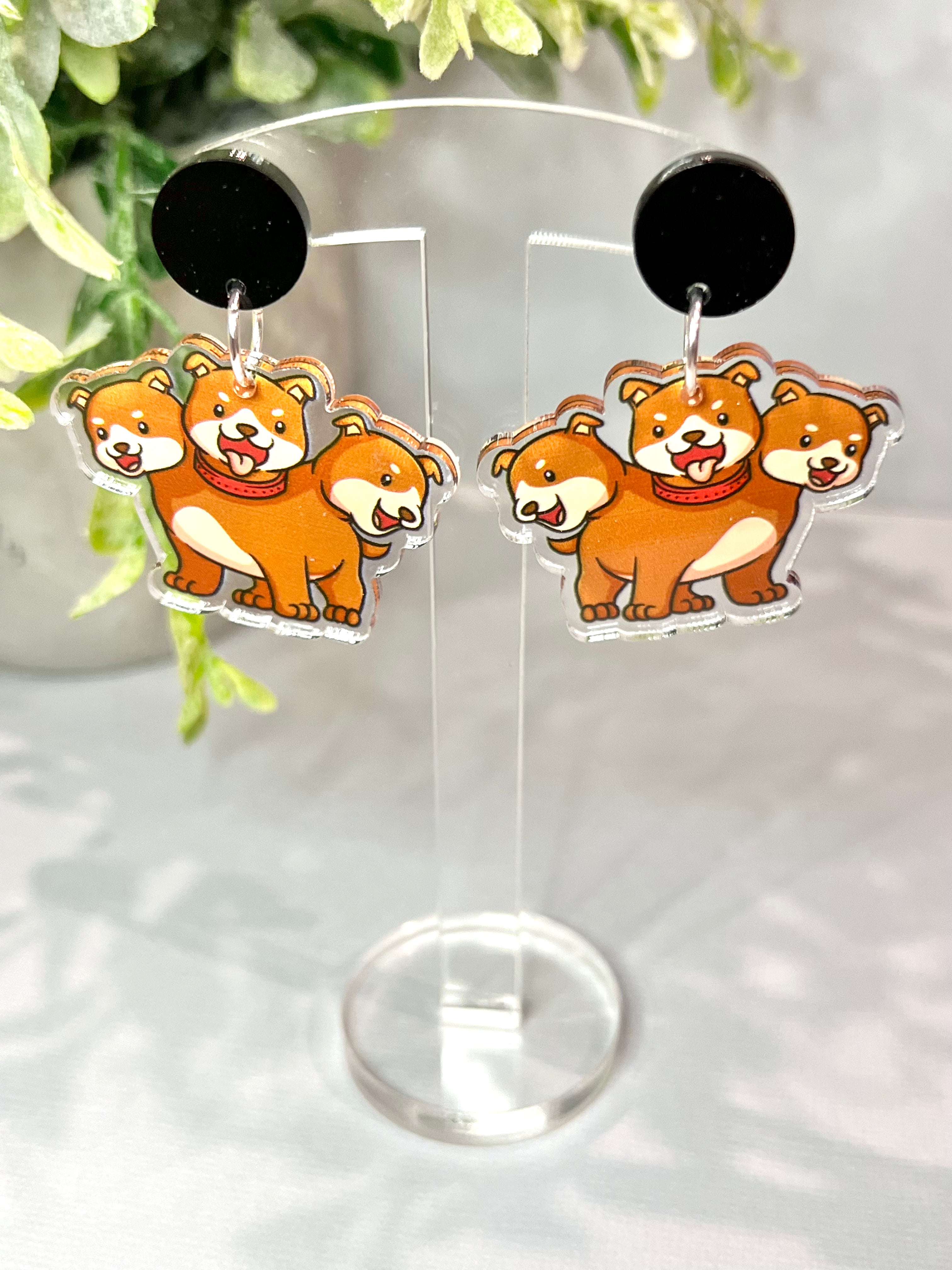 JoLush Fluffy Cerberus - Acrylic Dangles