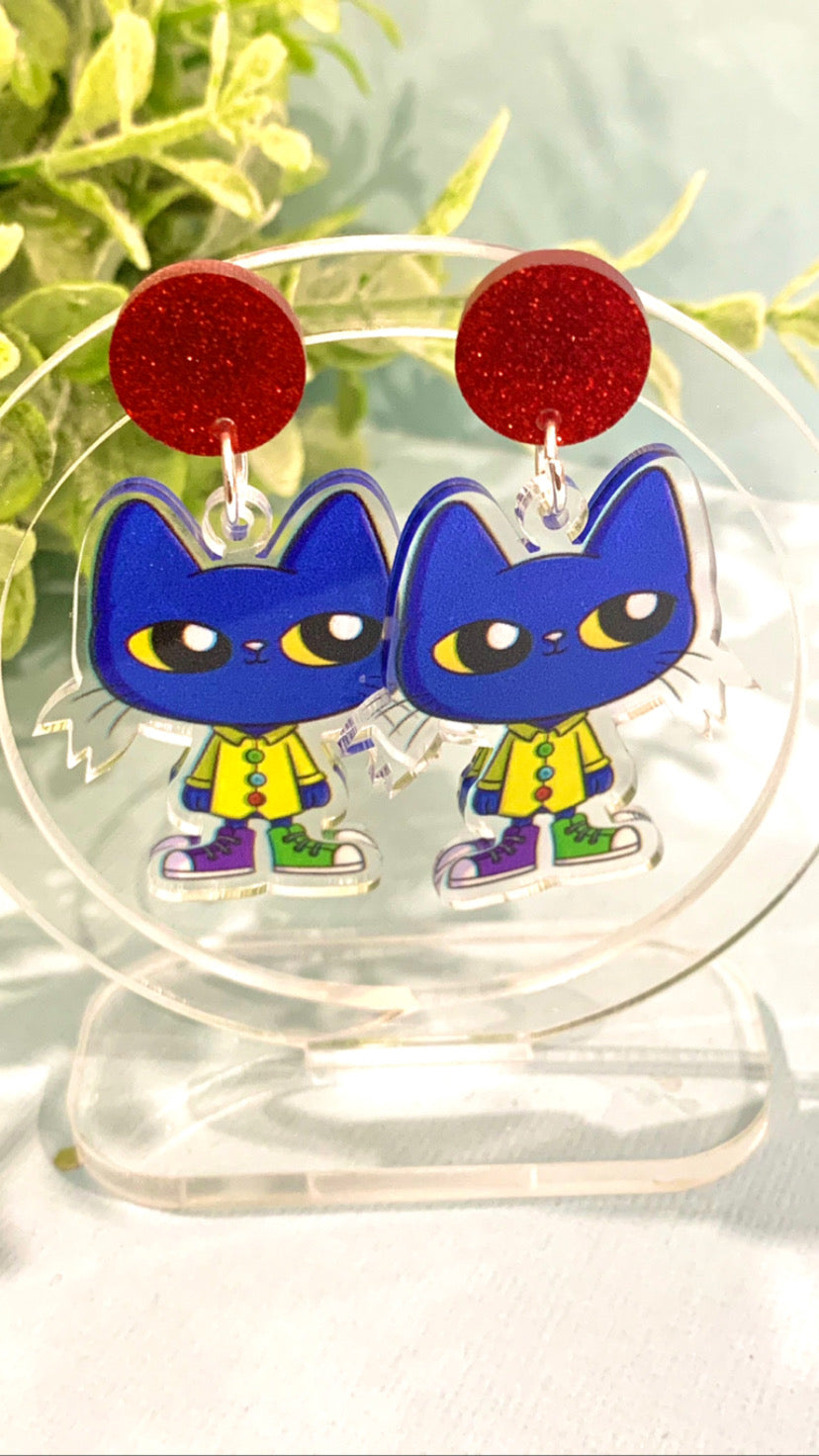 JoLush Curious Cat - Acrylic Dangles