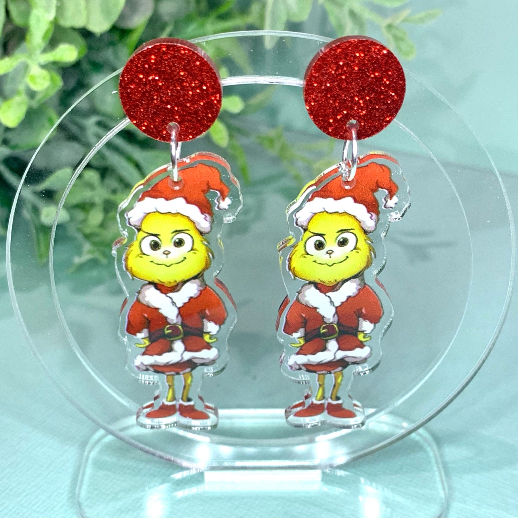 JoLush Christmas Grinch - Acrylic Dangles