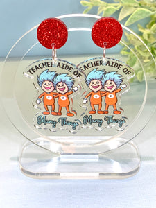JoLush Teacher Aide of Many Things - Acrylic Dangles