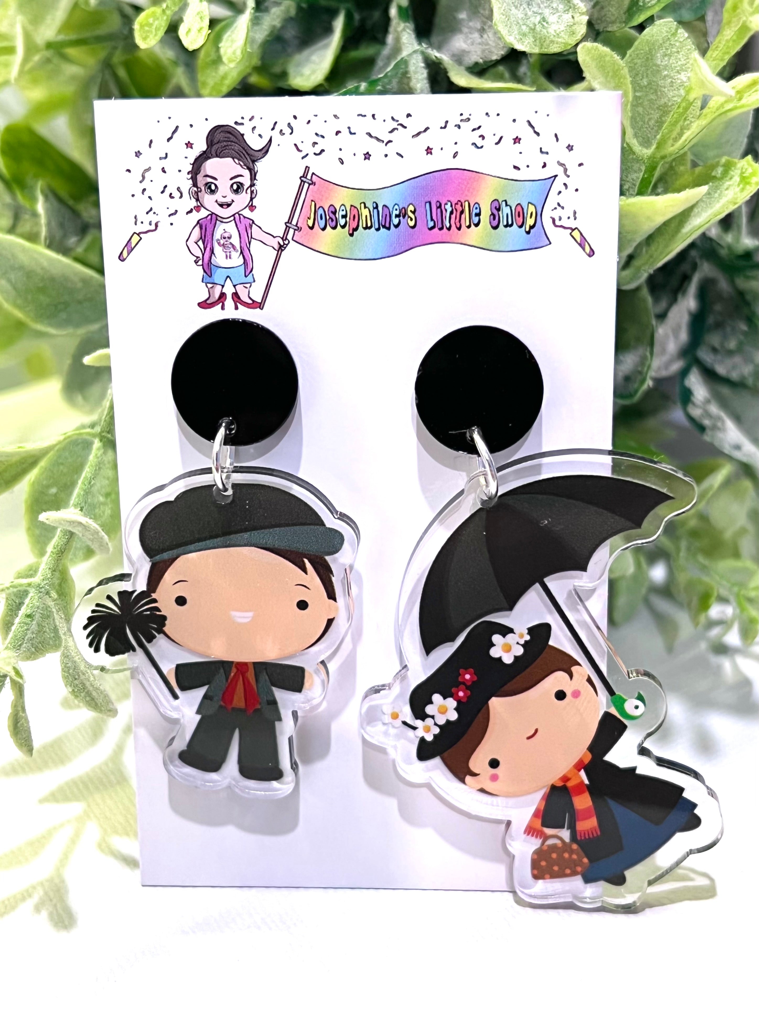 JoLush Mary Poppins - Resin and Acrylic Dangles
