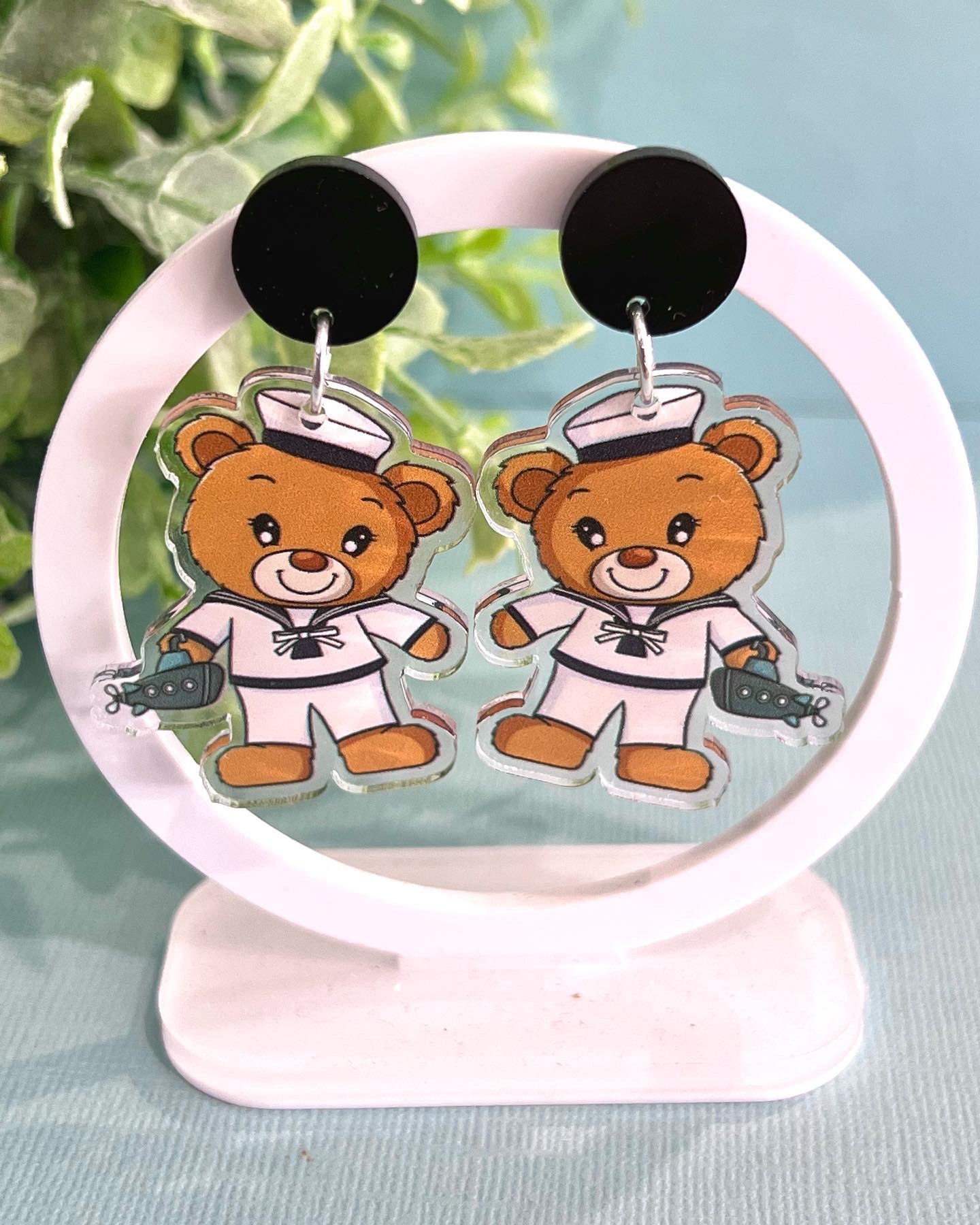 JoLush ANZAC Sailor Teddy - Acrylic Dangles
