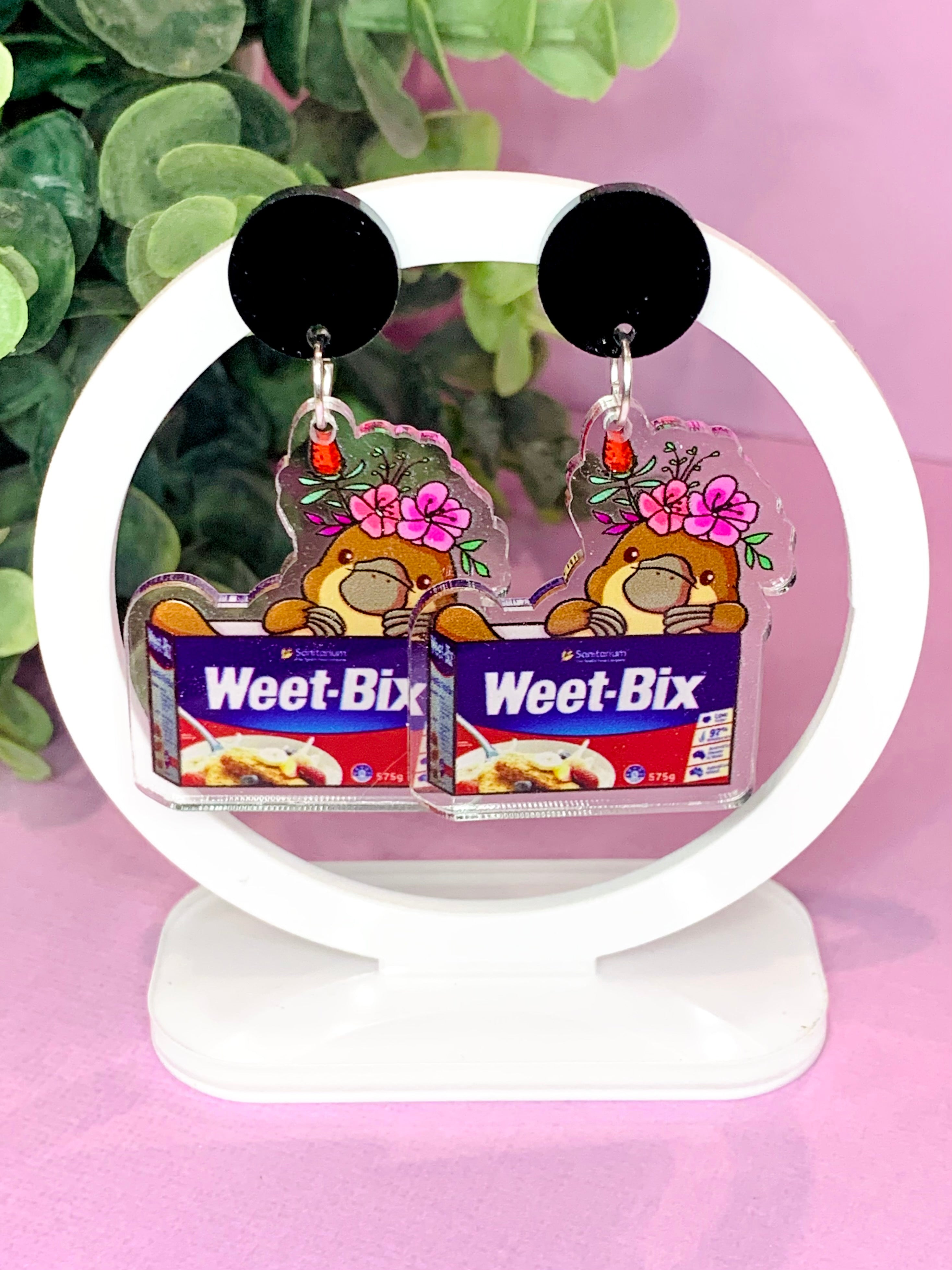 JoLush Platypus in Wheet-Bix - Acrylic Dangles