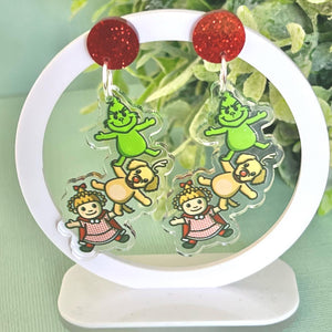 JoLush Christmas Grinch, Max and Cindy - Acrylic Dangles
