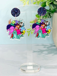 JoLush Aussie Ocean Animal Mashup - Acrylic Dangles