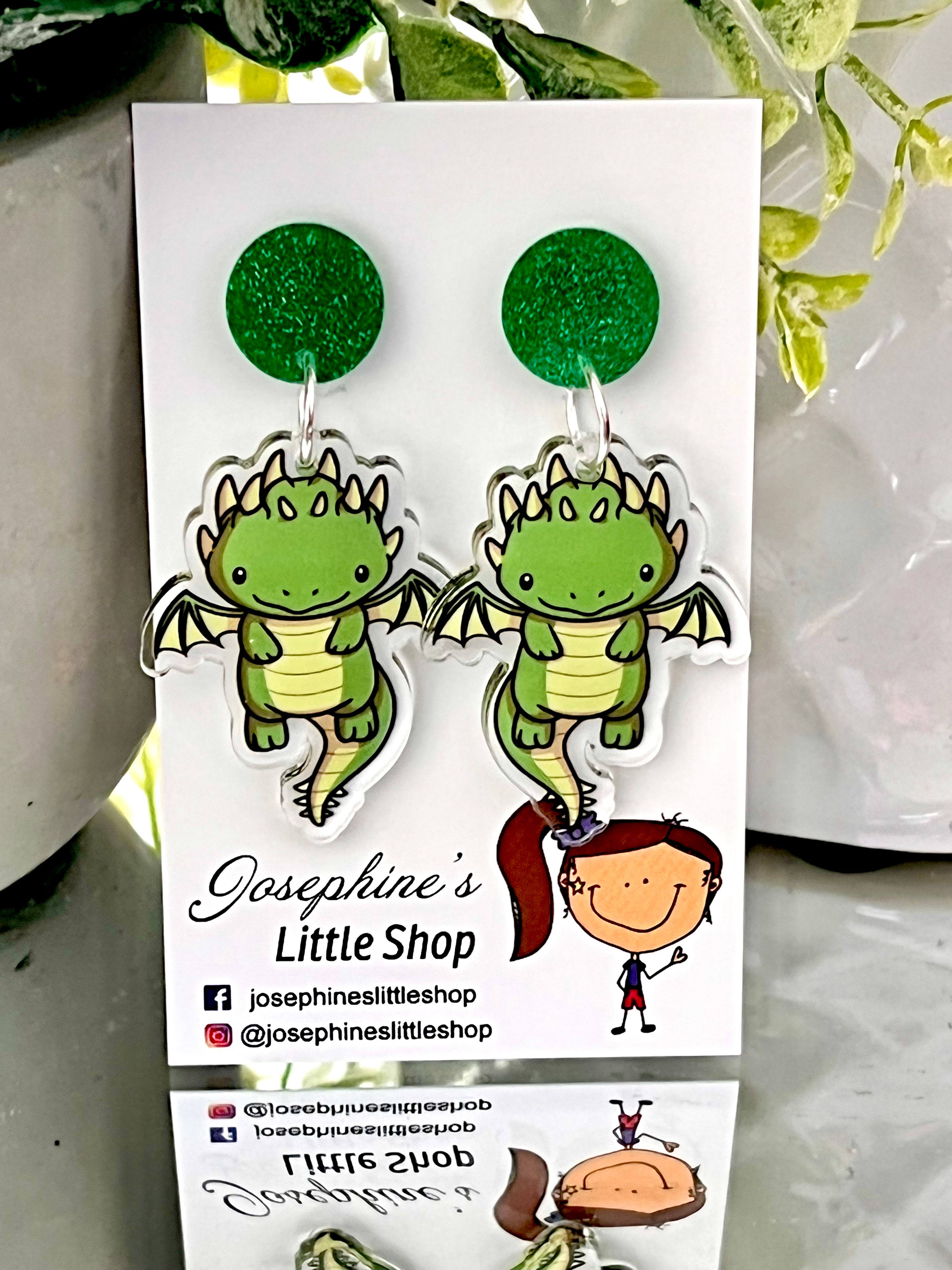 JoLush Hungarian Horntail Dragon - Acrylic Dangles