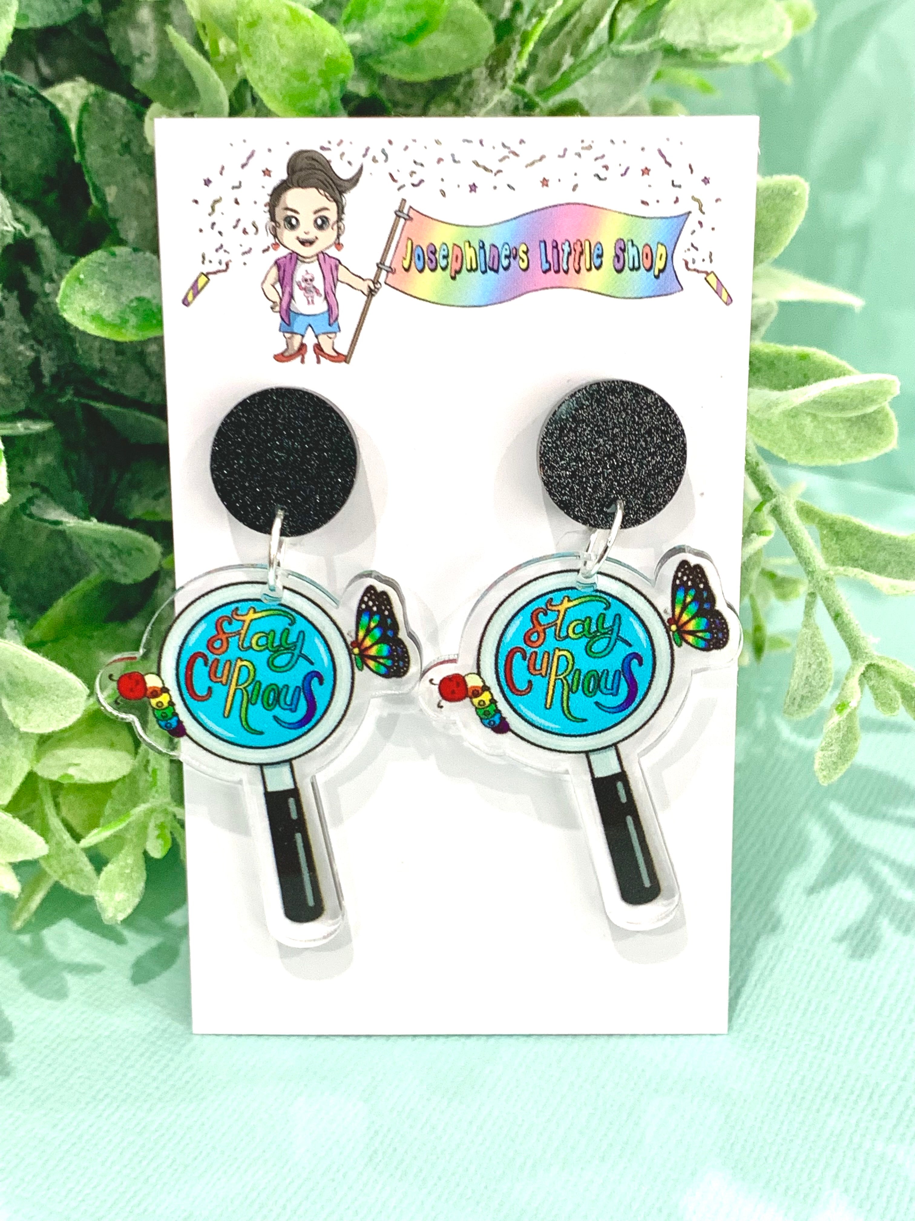 JoLush Stay Curious - Acrylic Dangles