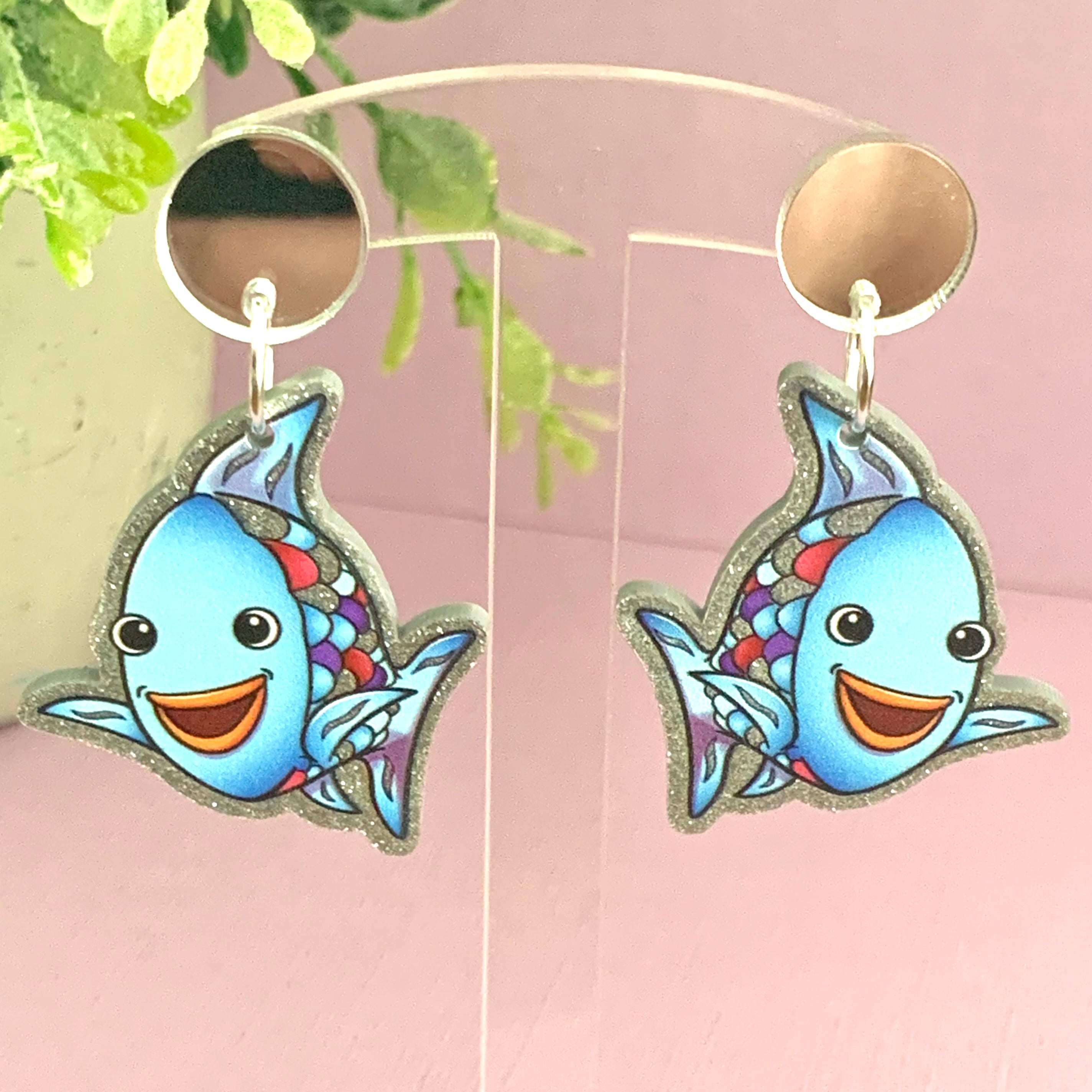 JoLush Glitter Fish - Dangles