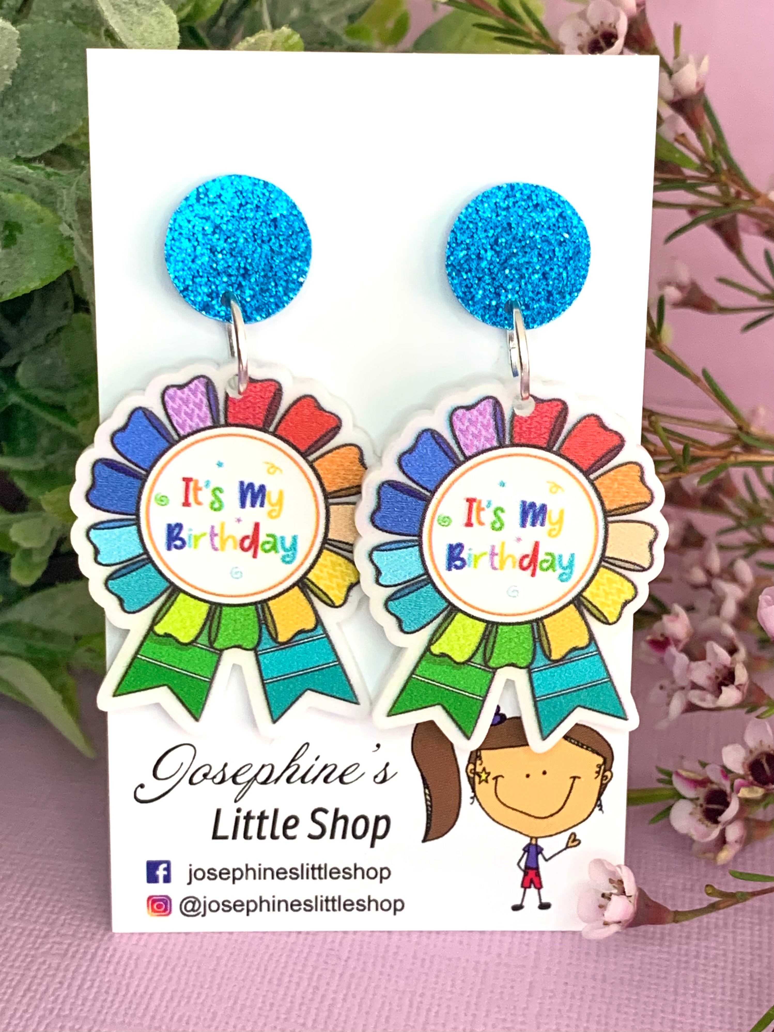 JoLush It’s My Birthday - Acrylic Dangles