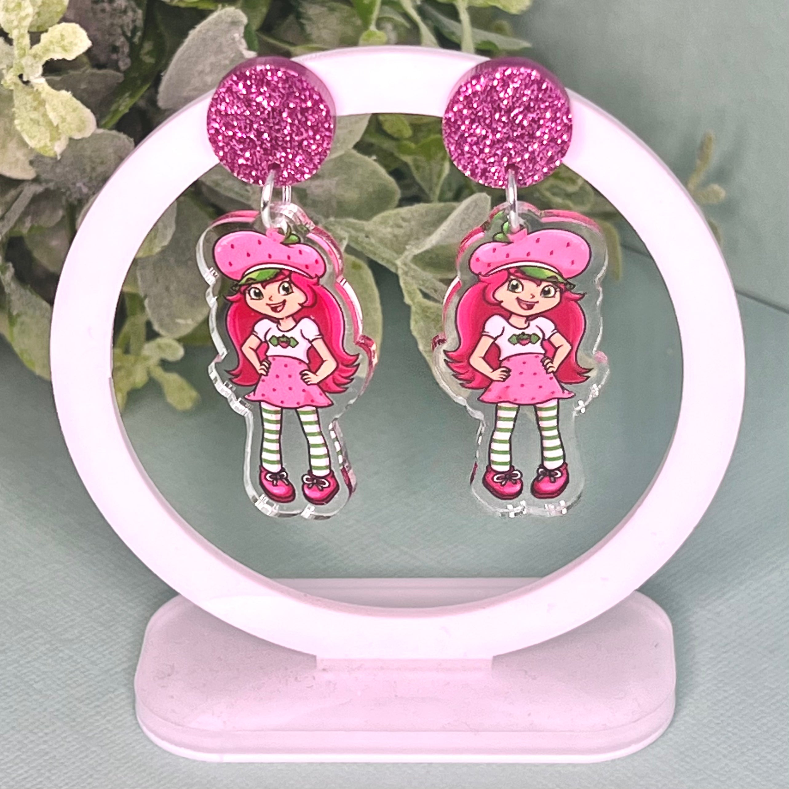 JoLush Strawberry Shortcake - Acrylic Dangles