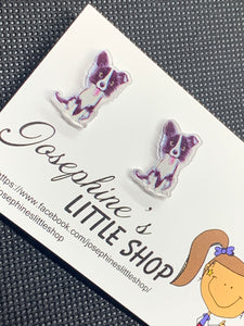 Border Collie Dog - JoLush Statement Studs