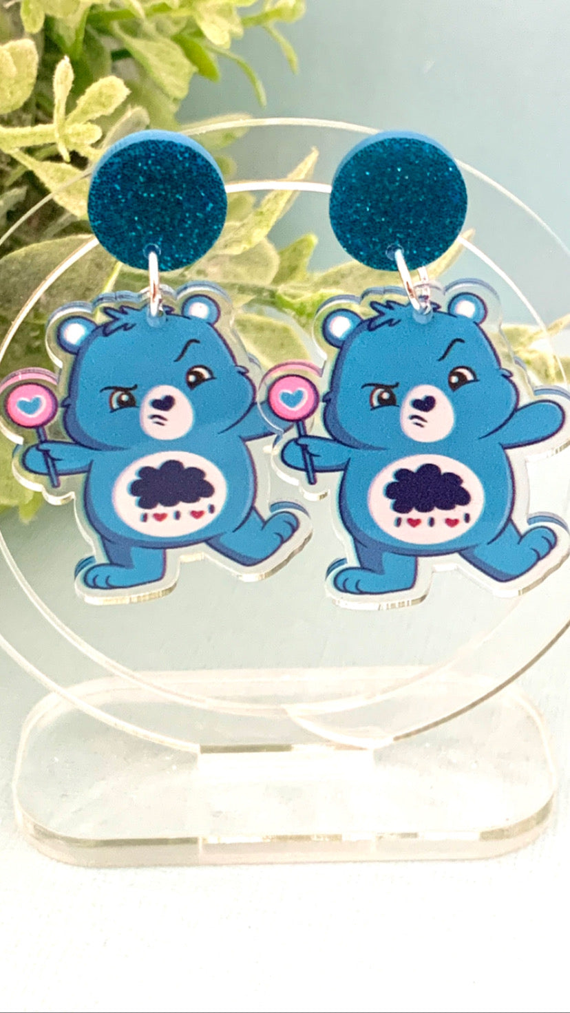 JoLush Grumpy Carebear - Acrylic Dangles