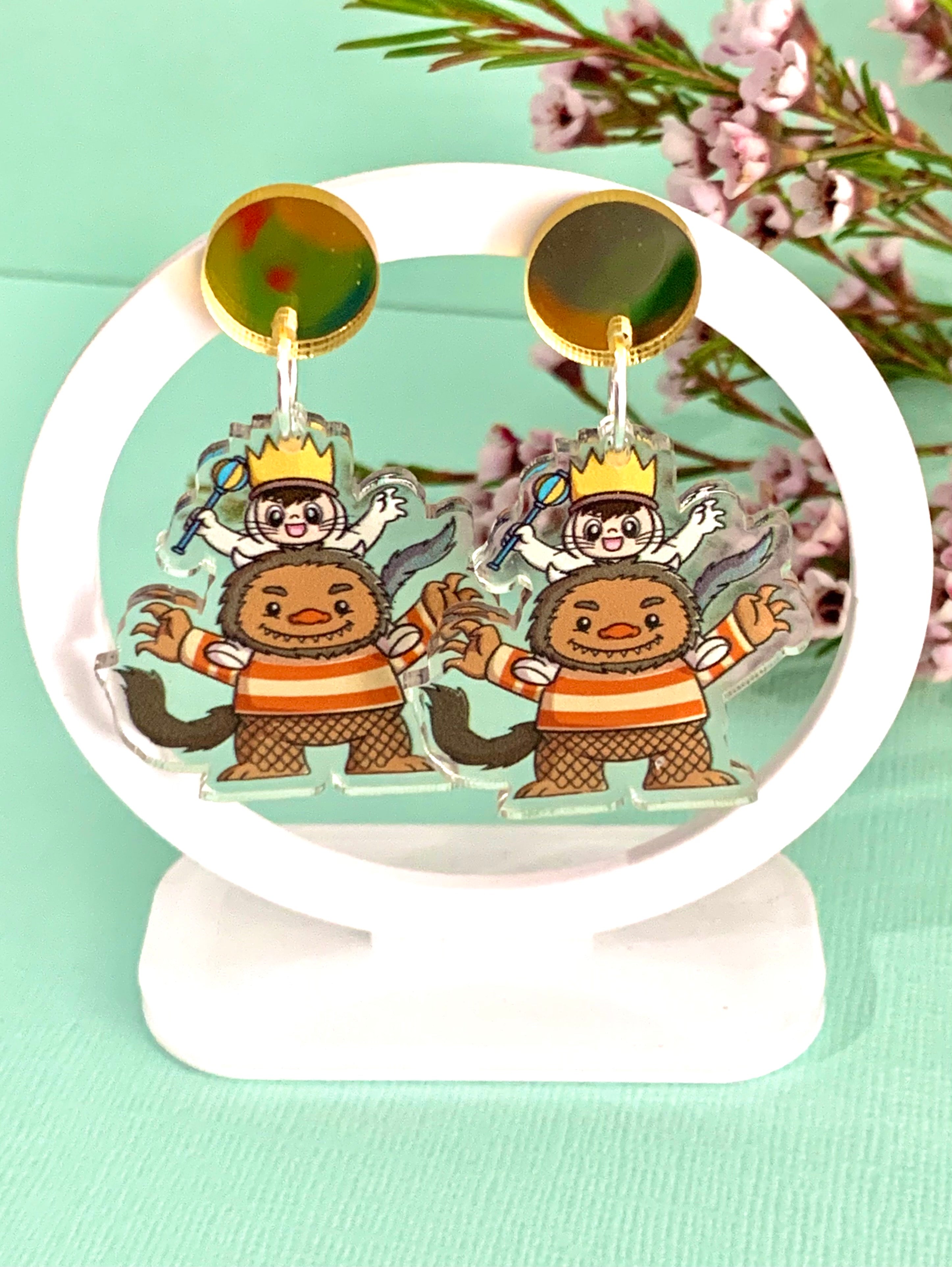 JoLush Wild Beast and Boy King - Acrylic Dangles
