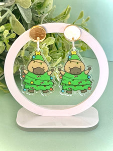 JoLush Platypus Christmas Tree - Acrylic Dangles