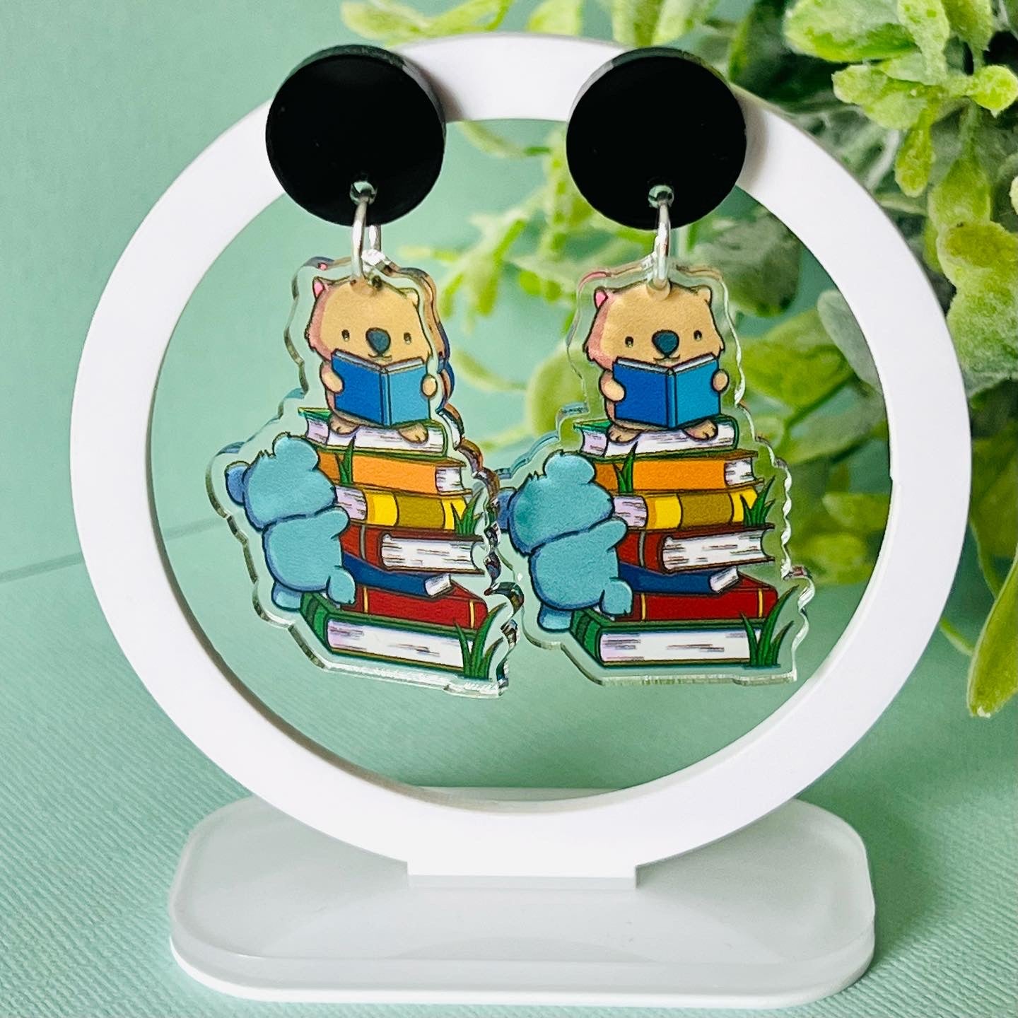 Aussie Books - Acrylic Dangles
