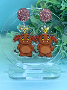 JoLush Monster and Mouse - Acrylic Dangles
