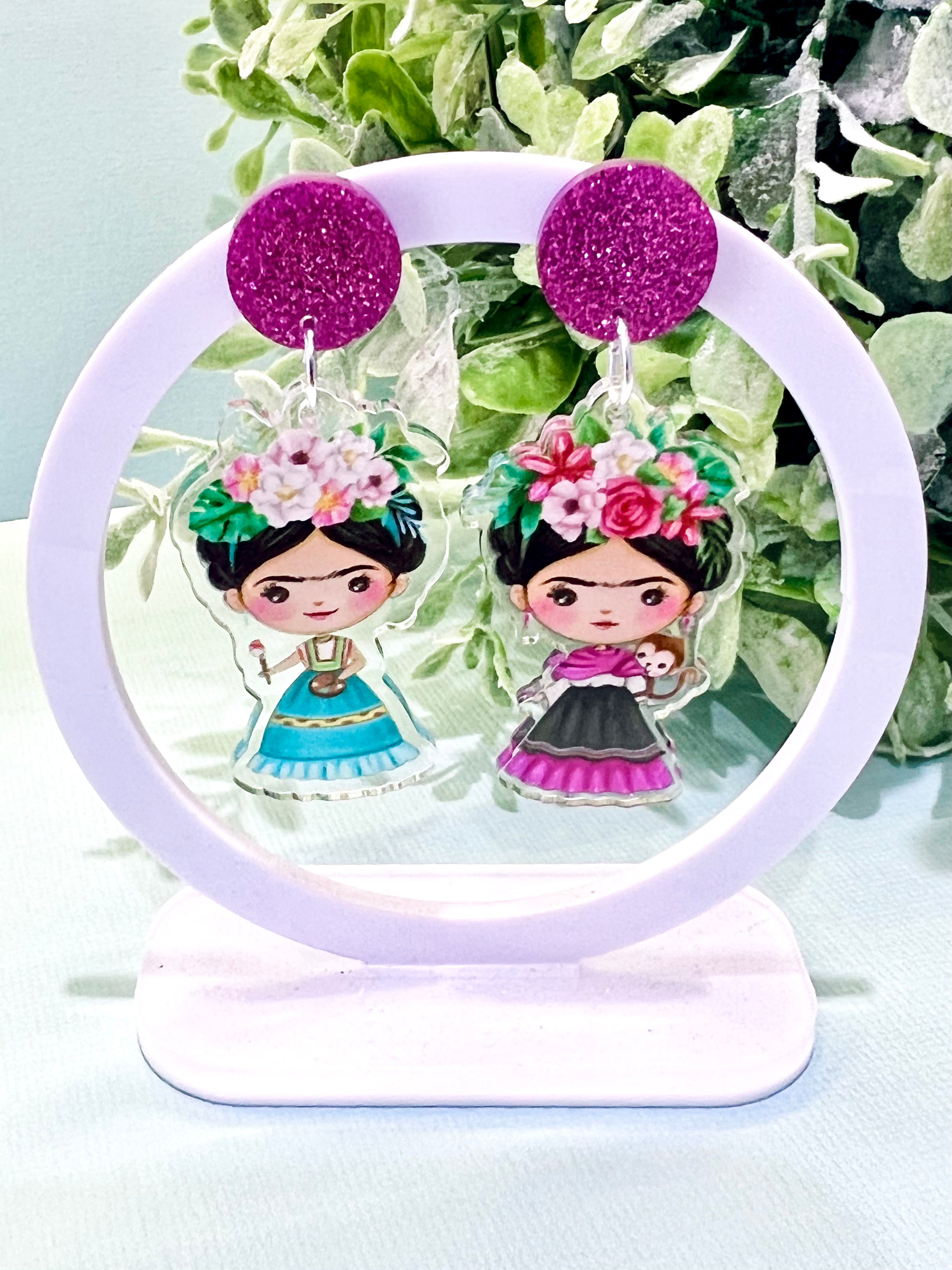 JoLush Frida Kahlo - Acrylic Dangles