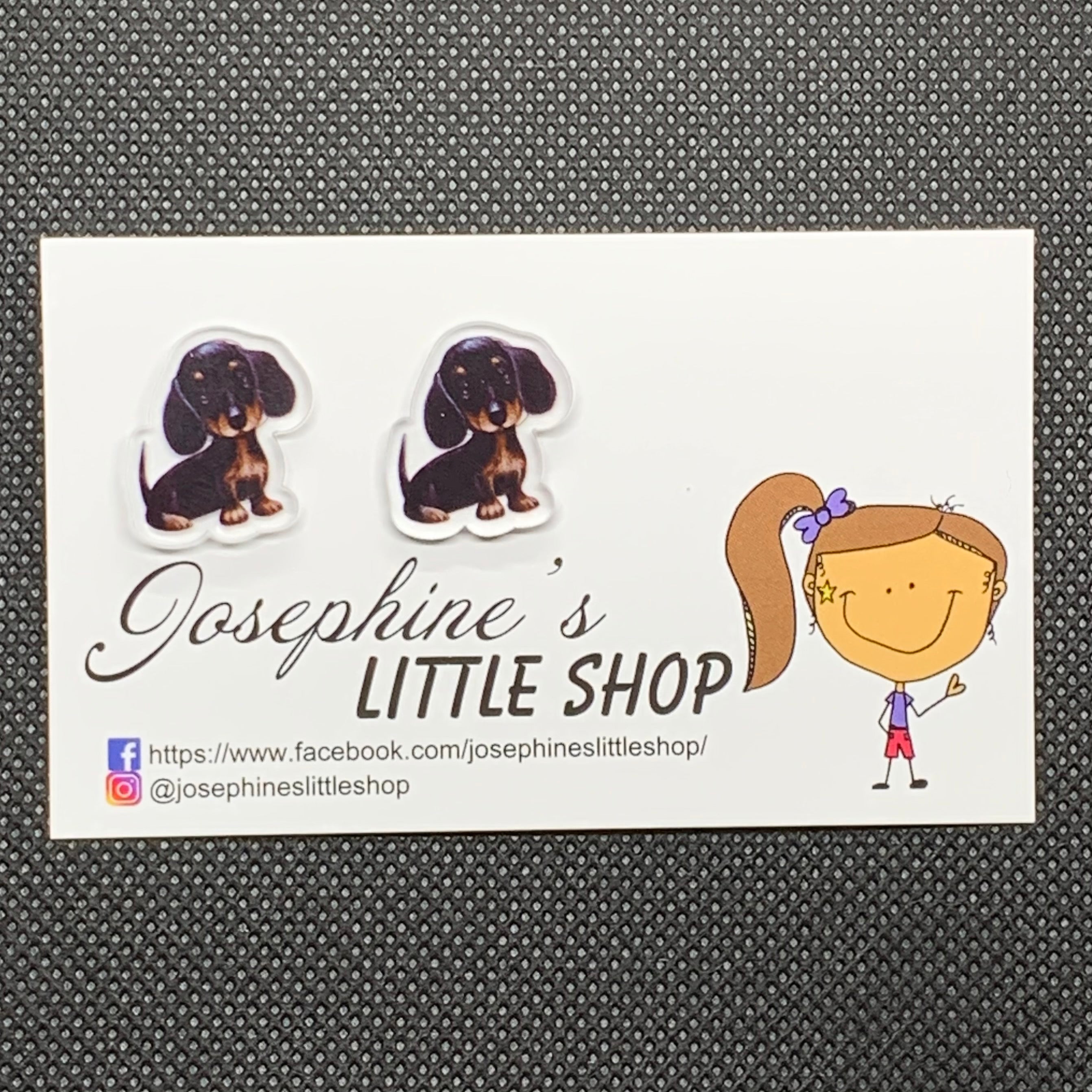 Dachshund (Sausage) Dog - JoLush Statement Studs