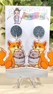 JoLush Wombat Dinner? - Acrylic Dangles